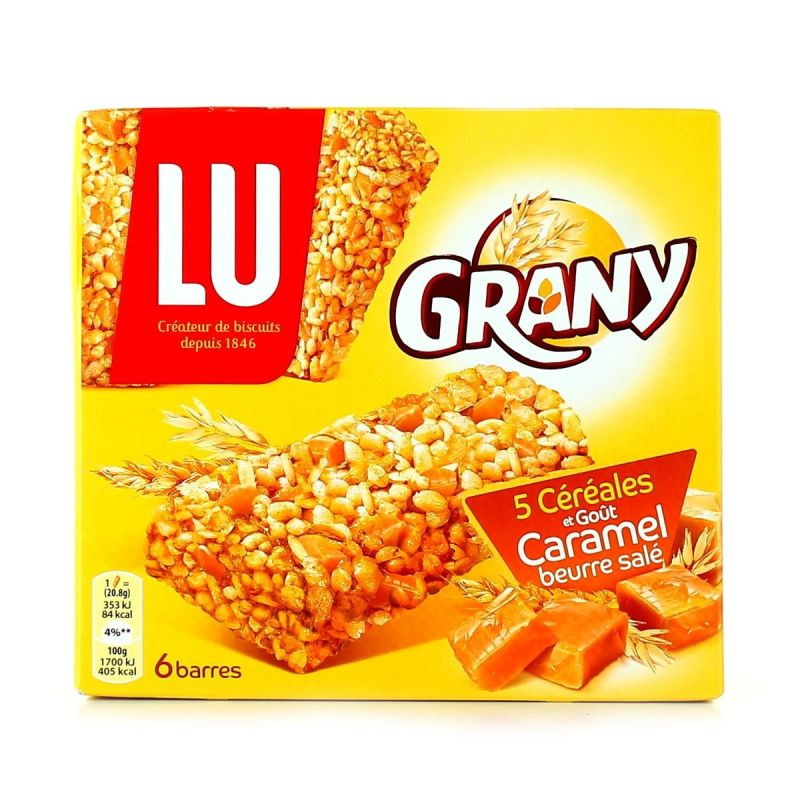 GRANY Caramel Salted Butter Cereal Bar 125 g