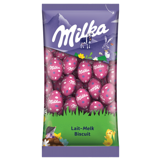 [7622210316837] MILKA Milk Chocolate Egg with Biscuit 500 g
