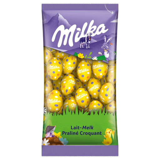 [7622210316851] MILKA Huevo de Chocolate con leche praliné 500 g