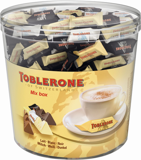[7622210418654] TOBLERONE Barras de chocolate Tiny Turbo 3 Variedades 904 g