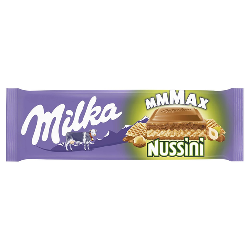 [7622210586735] MILKA Milk chocolate wafer bar MMMAX Nussini 300 g