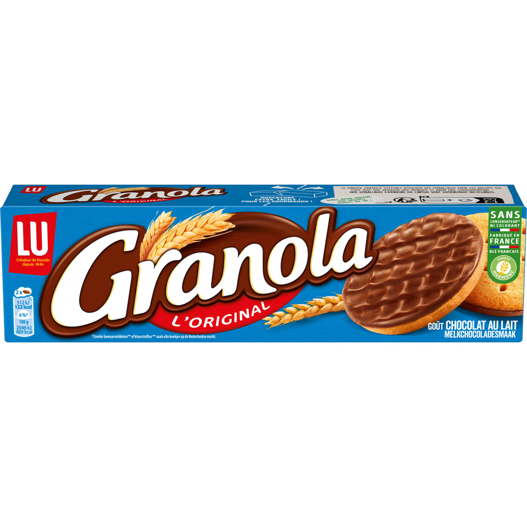 LU Granola Biscuits sablés L'Original chocolat au lait 200 g