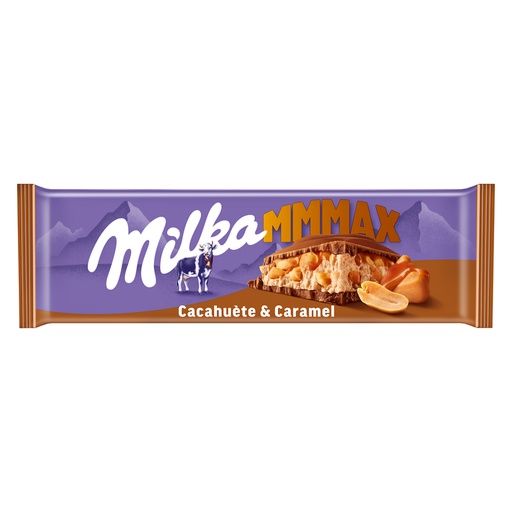 [7622210604187] MILKA MMMax Milk chocolate bar filled with peanuts and caramel 276 g