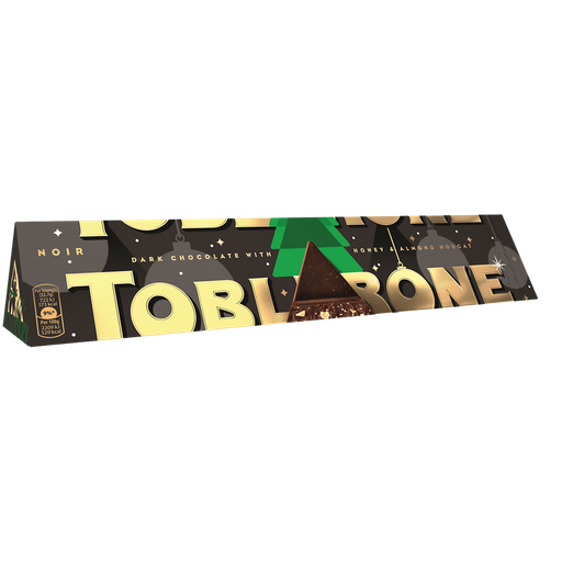 [7622210612939] TOBLERONE Dark chocolate bar with honey and almond nougat 360 g