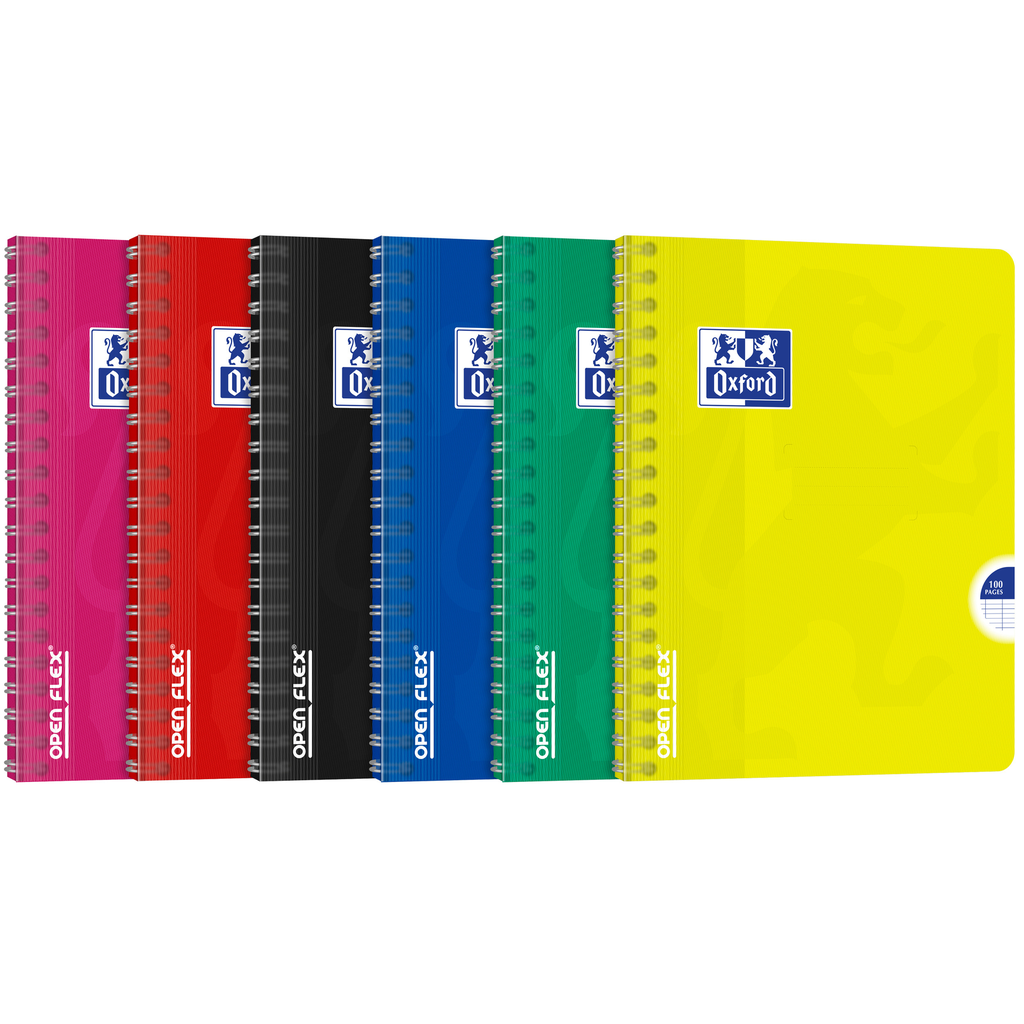 OXFORD Cahier spirale Hamelin 17x22cm 100 pages SEyes Open Flex
