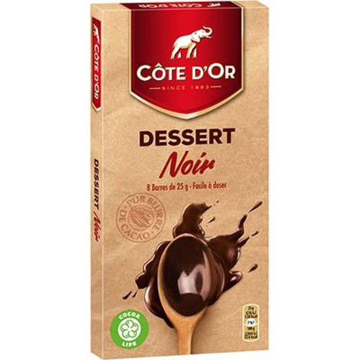 [7622210699886] COTE D'OR Dark Chocolate Bar D'Or 200 g