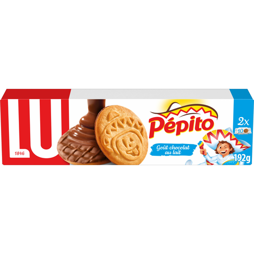 [7622210717801] PEPITO Milk chocolate coated biscuits 192 g
