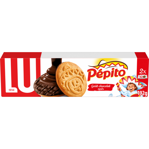 [7622210717870] LU Pepito Dark Chocolate Coated Biscuits 192 g