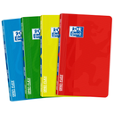 OXFORD Caderno Openflex 11x17cm Agrafado 96 Páginas Quadriculado Pequeno Cor Aleatória 90 g