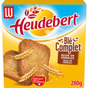 HEUDEBERT Biscottes Blé complet 280 g