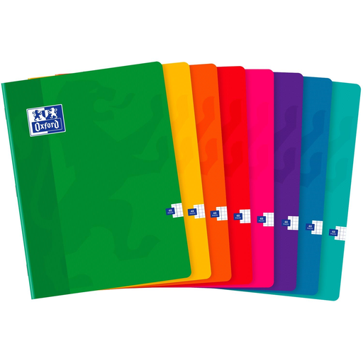 [3020120043197] OXFORD Cuaderno Openflex Grapado 24x32cm 48 Páginas 5x5 90g