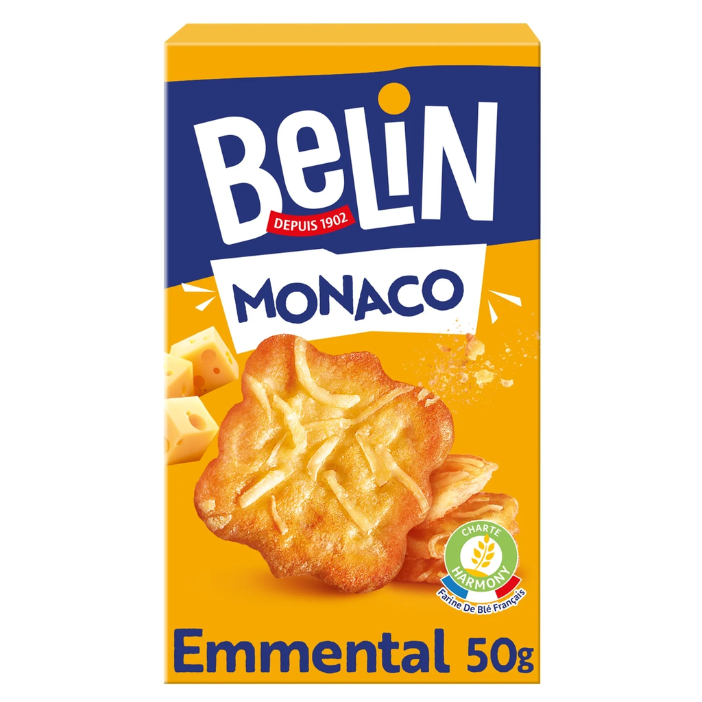 BELIN Monaco emmental cheese crackers 50 g