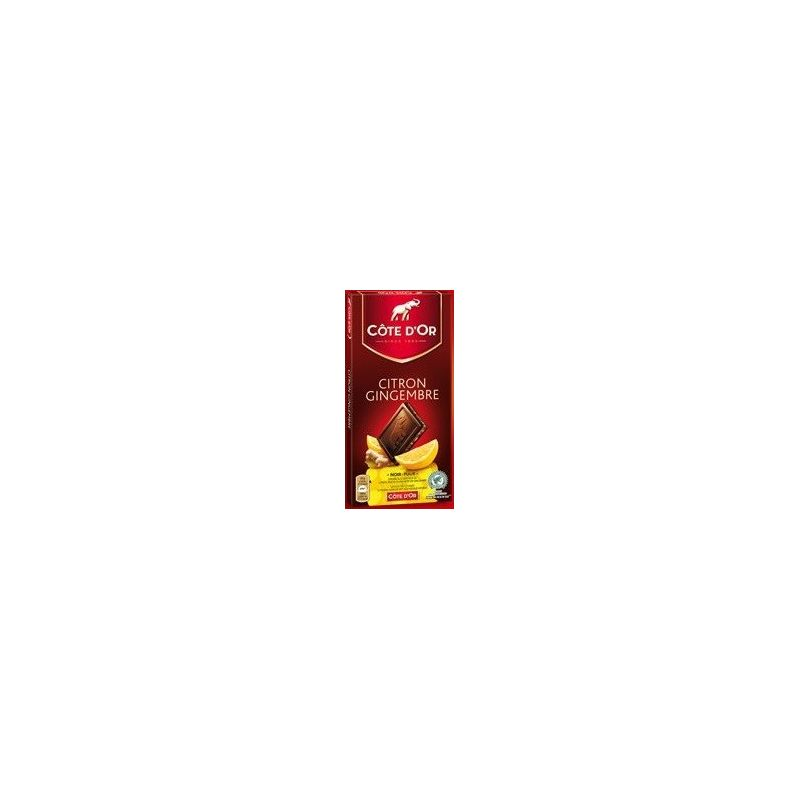 COTE D'OR Chocolate Negro Limão Gengibre 150 g