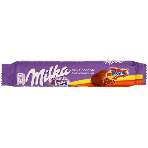 [7622300419394] MILA FOOD Barrita de Chocolate Daim 45 g