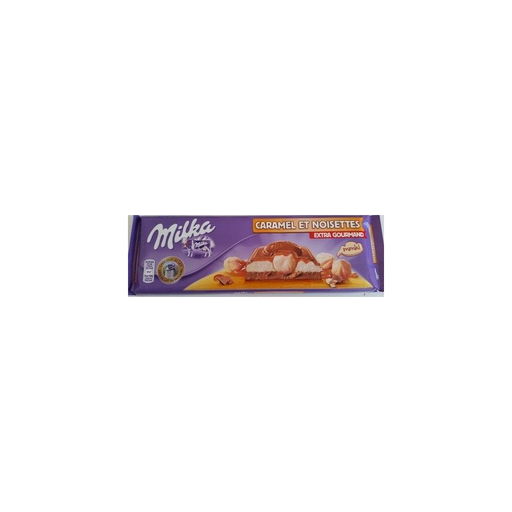 [7622300422004] MILA FOOD Milk Chocolate Bar Whole Nuts/Caramel Pieces 100g