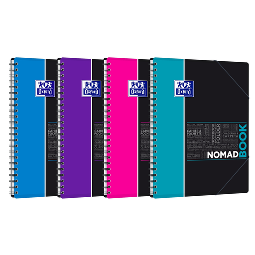 [3020120056647] OXFORD Cuaderno Estudiantes Nomadbook A4+ Cuadrícula Seyès 160 Páginas