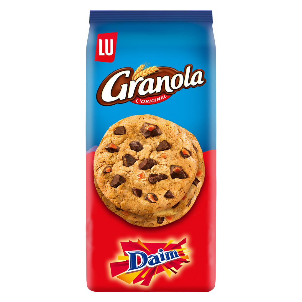 GRANOLA Galletas con trozos grandes de chocolate y daim 184 g