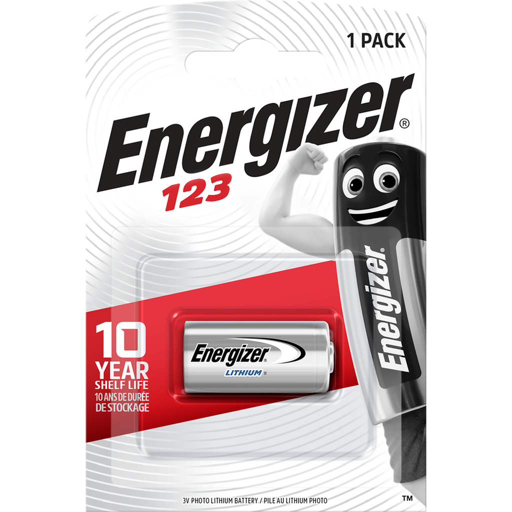 ENERGIZER Pila miniatura 123 - unidad