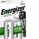 ENERGIZER Pilas Recargables Power Plus C/HR14 2500 mAh, 2 unidades