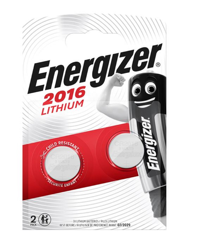 [7638900248340] ENERGIZER Mini Battery Lithium CR2016 2-pack
