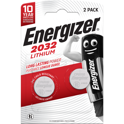 [7638900248357] ENERGIZER Piles miniature lithium CR2032 pack de 2