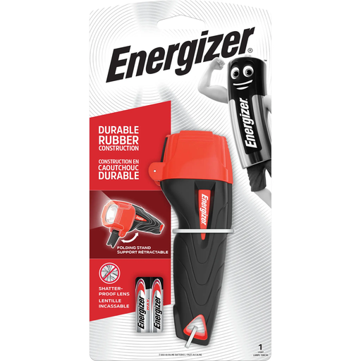 [7638900326307] ENERGIZER LED Flashlight Impact Rubber 2AAA (batteries included)
