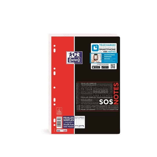 [3020120068008] OXFORD Caderno F.Mobiles A4 Perf. 5X5
