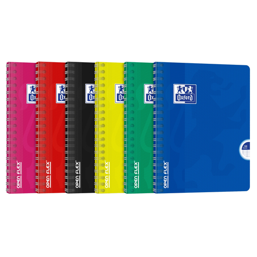[3020121072868] OXFORD Open Flex Notebook 17 x 22cm 180 pages Large Squares