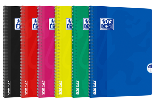 [3020121072882] OXFORD Notebook 24x32cm Large Squares 180 Pages Open Flex
