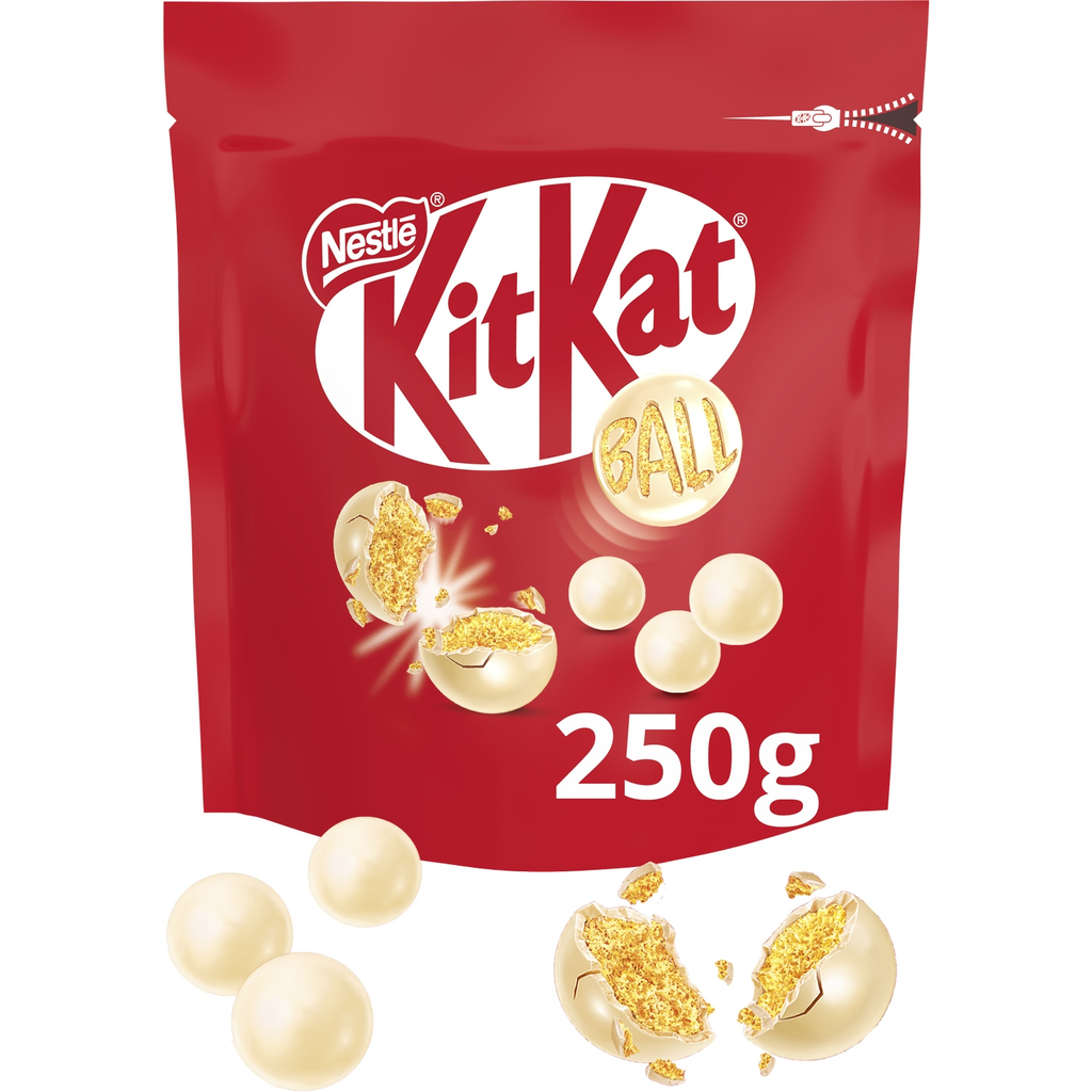 KITKAT Bolas de chocolate branco 250 g