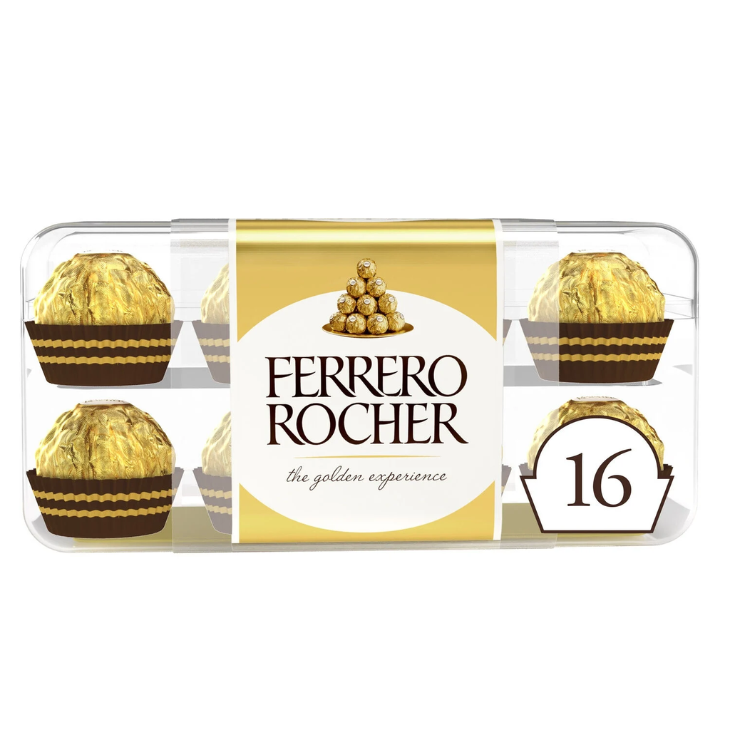 FERRERO ROCHER Finas barquillos chocolate leche y avellanas 200 g