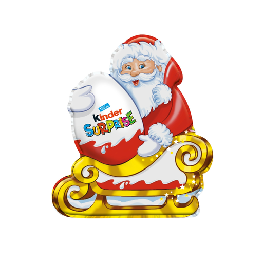 [8000500182512] KINDER Surprise Papá Noel en su trineo de chocolate con leche 75 g