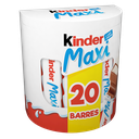 KINDER Maxi Barres chocolatées fourrées lait 20 barres 420 g