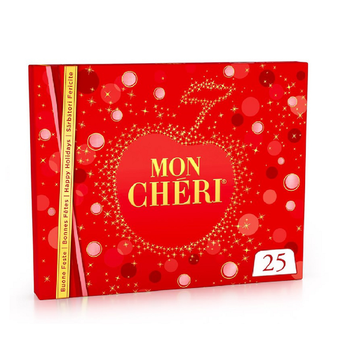 [8000500222508] MON CHERI Bombons de chocolate fino recheados com cereja e licor 262 g