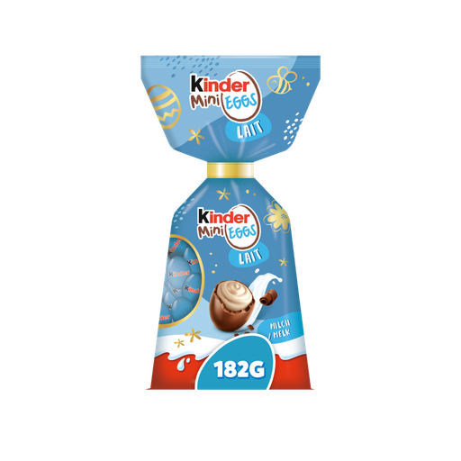 [8000500233917] KINDER Mini Eggs ovos de chocolate de leite 182 g