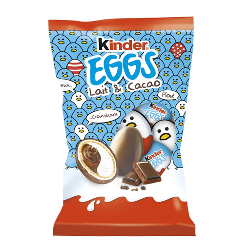 [8000500243640] KINDER Easter Chocolate milk cocoa eggs 120 g