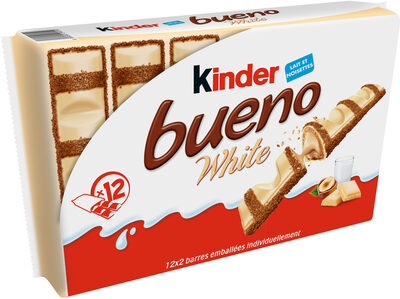 [8000500290552] KINDER Bueno White Chocolate Bars 468 g