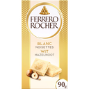 FERRERO ROCHER Tablete de chocolate branco com avelãs 90 g