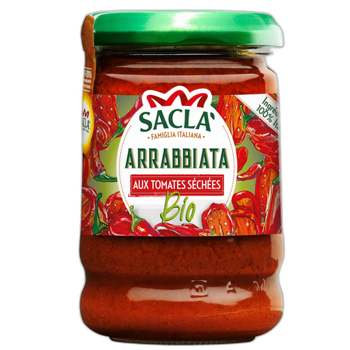 [8001060037397] SACLA Salsa Arrabbiata con tomates secos bio 190 g