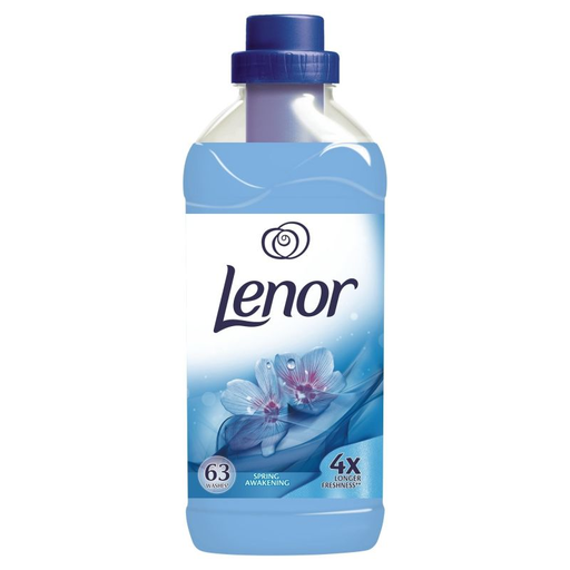 [8001090207135] LENOR Fabric Softener Spring Awakening Blue 63 Washes 1.9 L