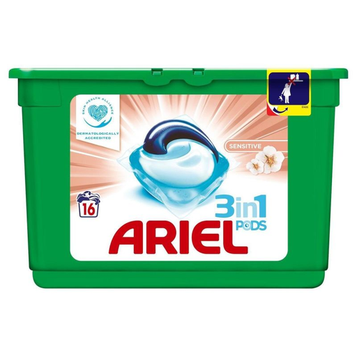 [8001090314192] ARIEL Pods Sensitive 16 doses 427 g