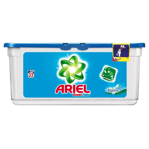 [8001090409935] ARIEL Ecodose Alpine 32 unités