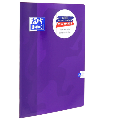[3020122873457] OXFORD Stapled notebook with margin, 5x5 grid 21X29.7cm A4 96 pages notebook
