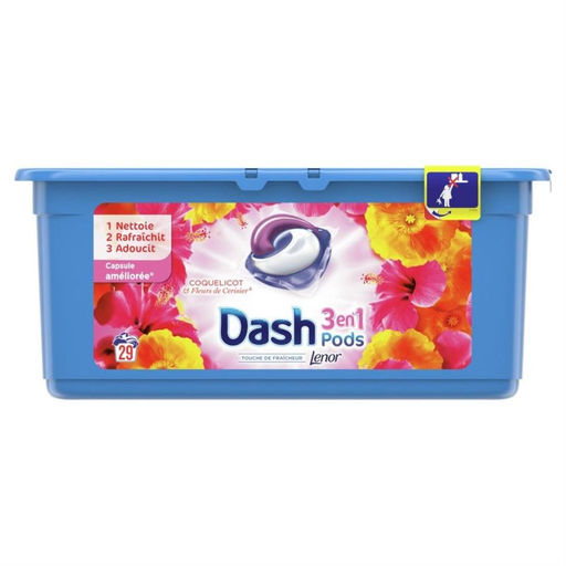 [8001090653468] DASH PODS 3In1 Poppy 29 Pods