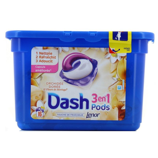 [8001090676894] DASH PODS 3In1 Orchid 16 Washes