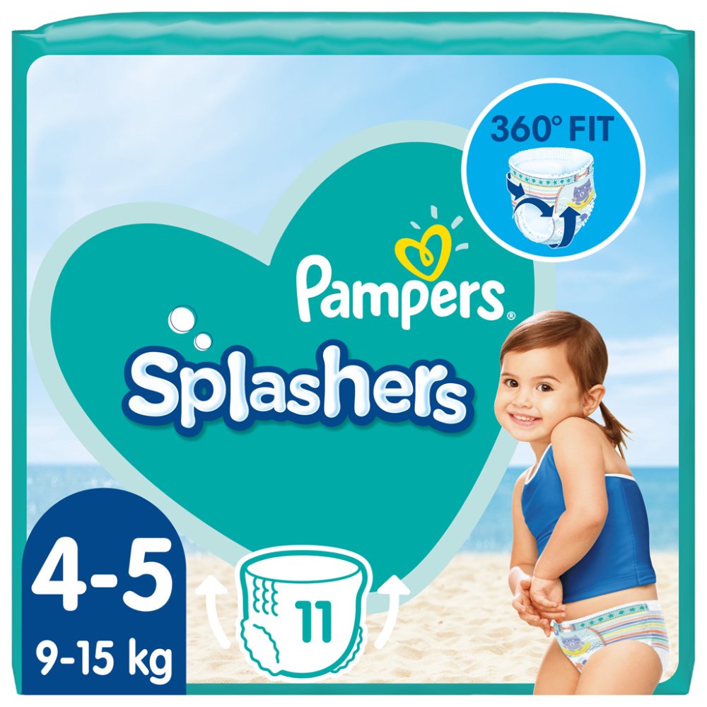 Pampers Splashers Paq. T4 X11