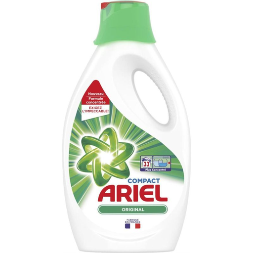 [8001090707550] ARIEL Lessive Liquide Original 33 doses 1,815 L