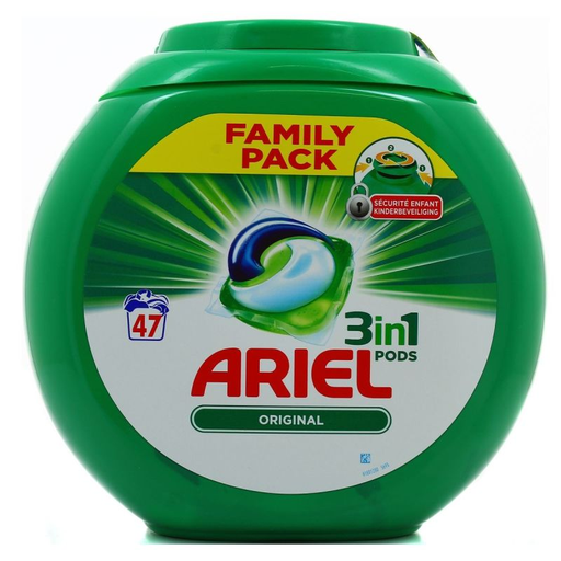 [8001090709592] ARIEL PODS Lessive Original 47 doses
