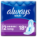 ALWAYS Maxi Long Sanitary Pads, pack of 18