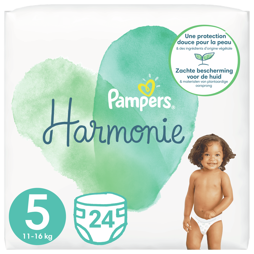 PAMPERS Harmonie Fraldas Tamanho 5, 24 unidades
